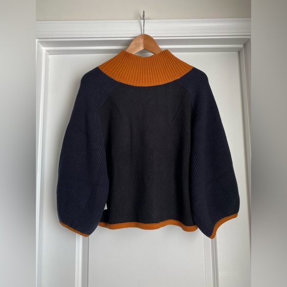 Anthropologie Maeve Dog Motif Cape Cardigan Sweater - NWT - Picture 6 of 6